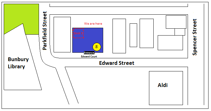 Bunbury Map